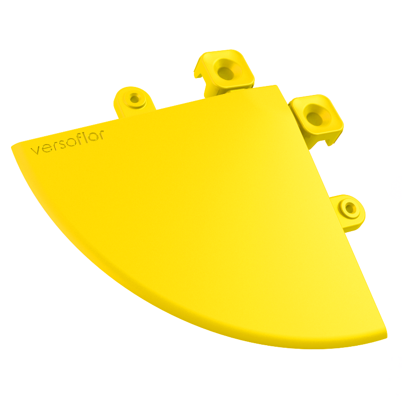Garage Flooring Corner Ramp 100mm | Versoflor Edges and Corners Versoflor Sulphur Yellow