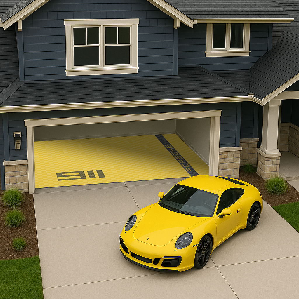 Iconic 911 Style Porsche Flooring for your Garage Bundle Versoflor