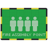 Versoflor Upflor Fire Assembly Point Mat Large Industrial Versoflor   