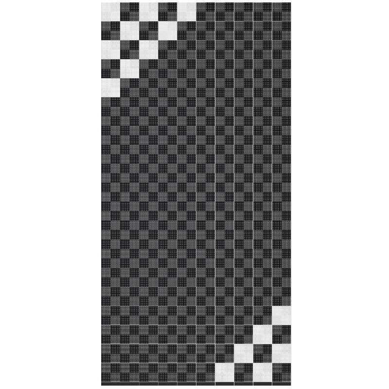 Chequered Corner Single Garage Flooring Kit | Versoflor Garage Flooring Pack Versoflor