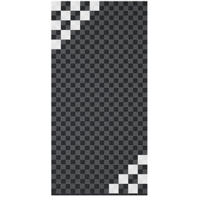 Full Garage Kit of Versoflor Upflor with Chequered Corners Design Garage Flooring Pack Versoflor