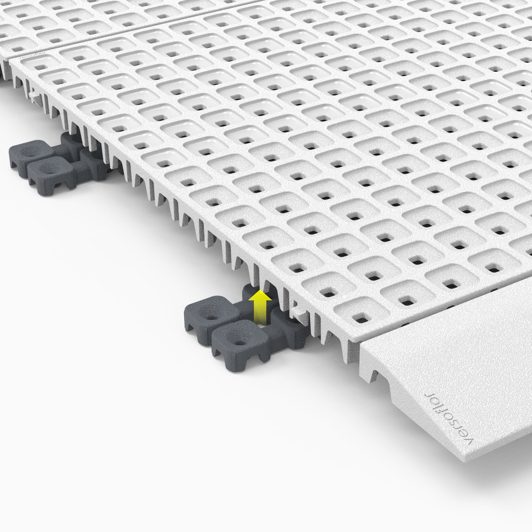 Versoflor Interlocking Floor Tile Connectors - Pack of 10 Connectors and Clips Versoflor