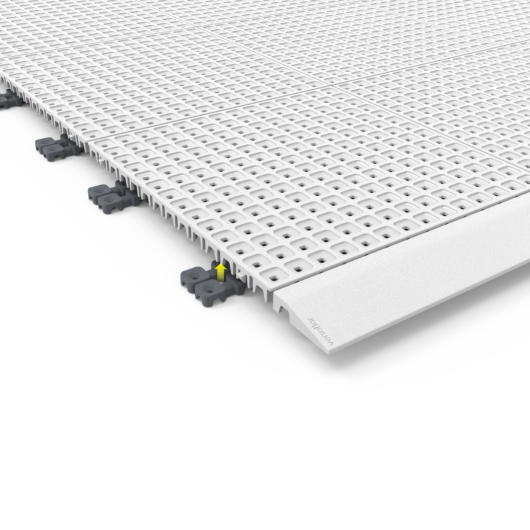 Versoflor Interlocking Floor Tile Connectors - Pack of 10 Connectors and Clips Versoflor