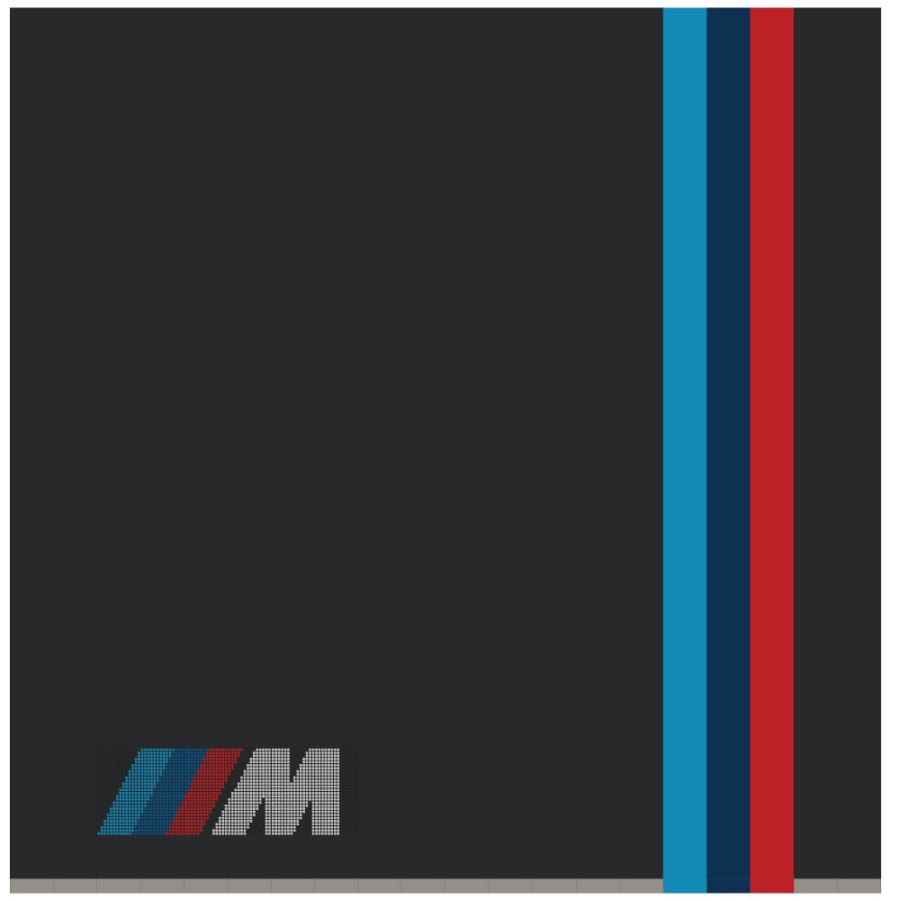 Versoflor UPFLOR Floor Tile Double Garage Floor Kit: BMW M Sport Charcoal Black Bundle Versoflor