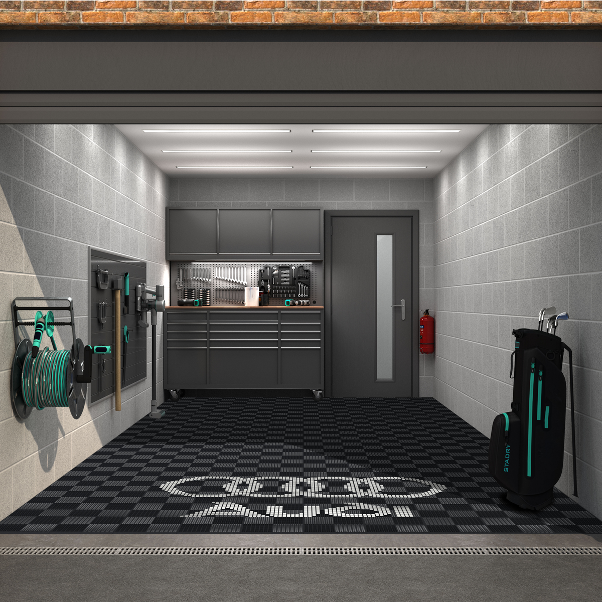 Versoflor UPFLOR Mosaic Kit - AUDI - 6x4 Floor Tiles