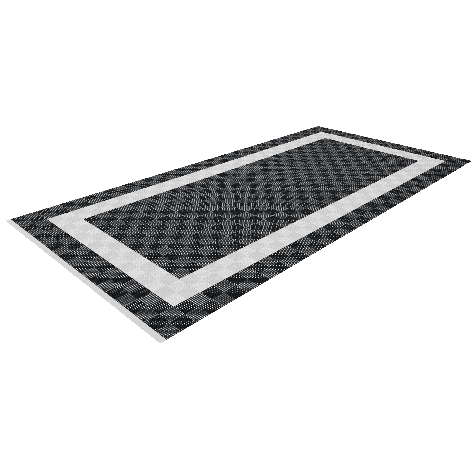 Single Garage Kit with Inner Frame Styling Garage Flooring Pack Versoflor