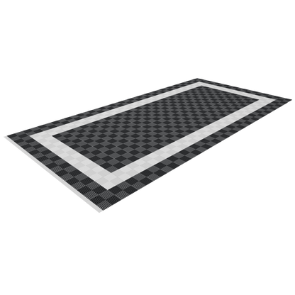 Single Garage Kit with Inner Frame Styling Garage Flooring Pack Versoflor