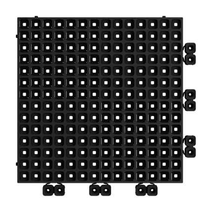 UPFLOR® - Interlocking Floor Tile Charcoal Black (pack of 9) Tiles - Upflor versoflor-ltd   