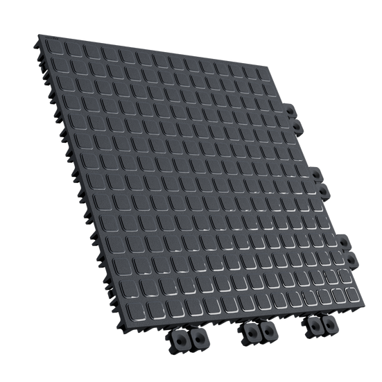 TASKFLOR® - Interlocking Floor Tile Dark Grey (pack of 9) Tiles - Taskflor versoflor-ltd   