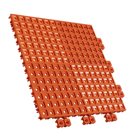 UPFLOR® - Pumpkin Orange (pack of 9) Tiles - Upflor versoflor-ltd   