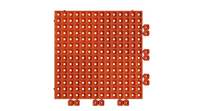 UPFLOR® - Interlocking Floor Tile Pumpkin Orange (pack of 9) Tiles - Upflor versoflor-ltd   