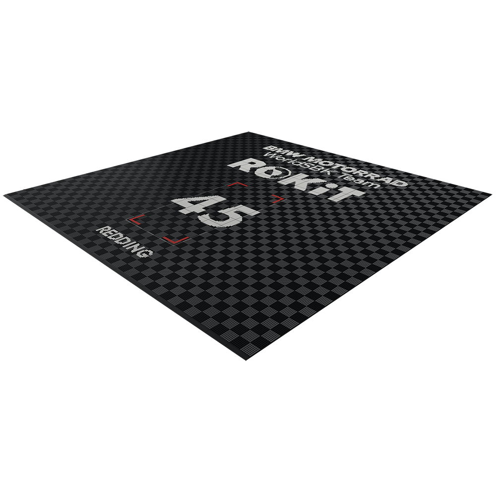 Shaun Muir Racing - Scott Redding - Garage Floor Pack Garage Flooring Pack Versoflor 6x6mDouble Garage with LEDs  