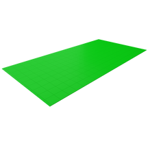 Single Colour - Full Garage Pack Kit of Taskflor® Garage Flooring Pack Versoflor Single Garage - No LEDs Bright Green 