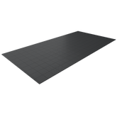 Single Colour - Full Garage Pack Kit of Taskflor® Garage Flooring Pack Versoflor Single Garage - No LEDs Charcoal Black 