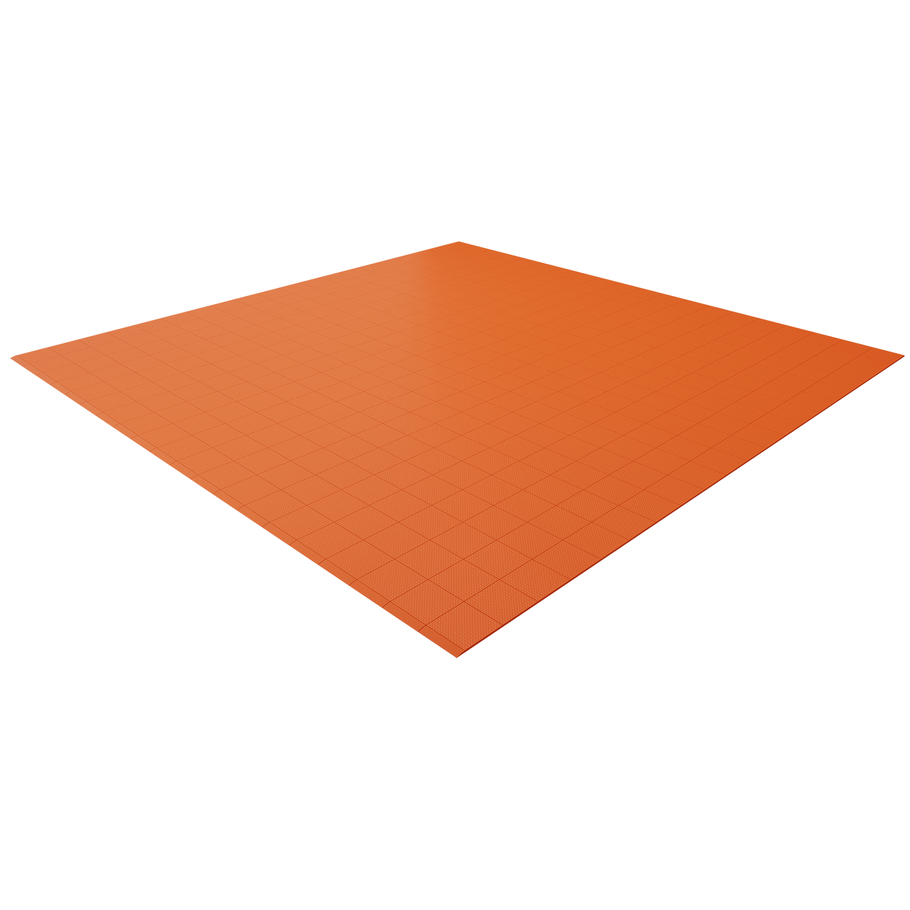 Single Colour - Full Garage Pack Kit of Taskflor® Garage Flooring Pack Versoflor Double Garage - No LEDs Pumpkin Orange 