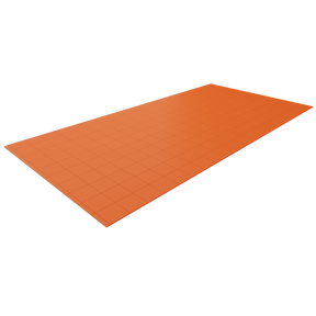 Single Colour - Full Garage Pack Kit of Taskflor® Garage Flooring Pack Versoflor Single Garage - No LEDs Pumpkin Orange 
