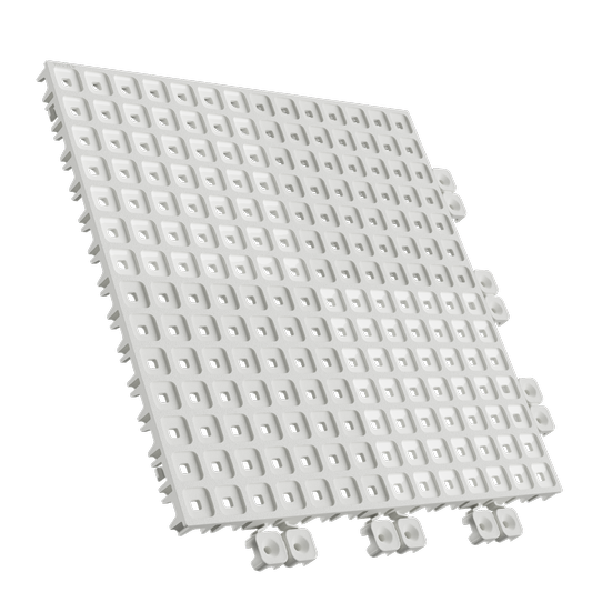 UPFLOR® - Interlocking Floor Tile Sail White (pack of 9) Tiles - Upflor versoflor-ltd   