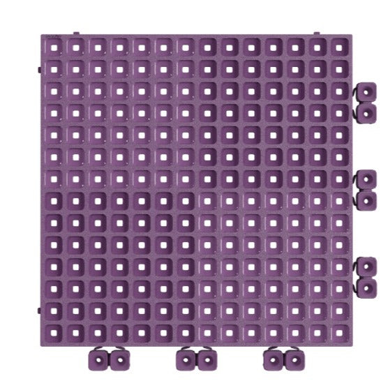 UPFLOR® - Interlocking Floor Tile Deep Purple (pack of 9) Tiles - Upflor versoflor-ltd   