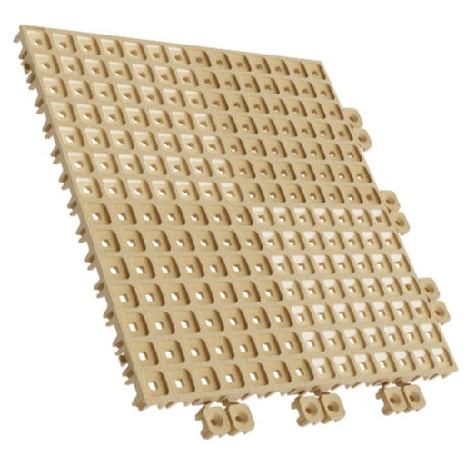 UPFLOR® - Interlocking Floor Tile Stone Beige (pack of 9) Tiles - Upflor versoflor-ltd   