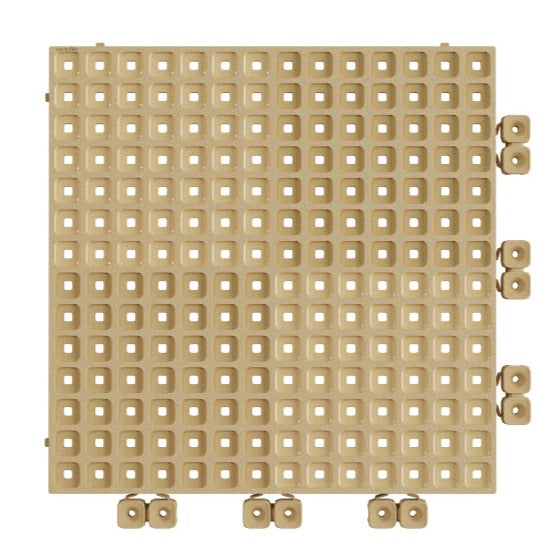UPFLOR® - Interlocking Floor Tile Stone Beige (pack of 9) Tiles - Upflor versoflor-ltd   